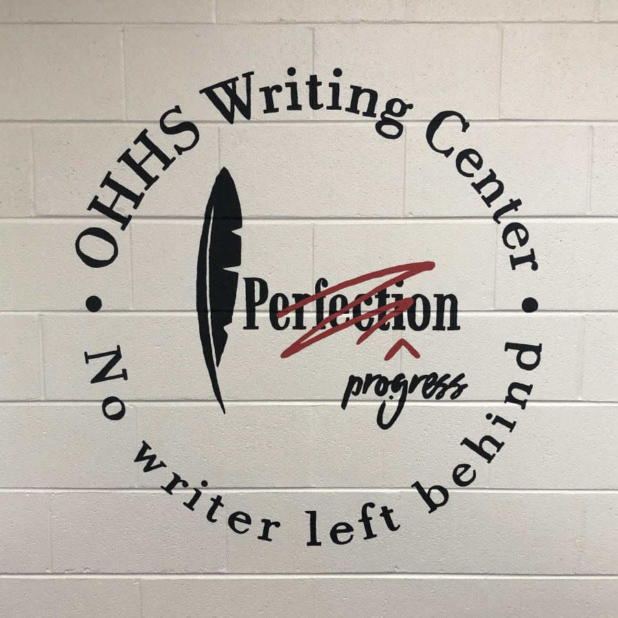 The OHHS Writing Center Gets a New Mural!